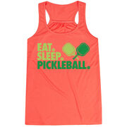 Pickleball Flowy Racerback Tank Top - Eat. Sleep. Pickleball