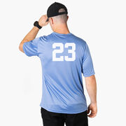 Baseball Short Sleeve Performance Tee - Baseball Dad Silhouette