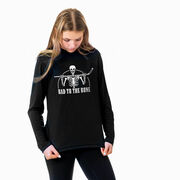 Hockey Long Sleeve Performance Tee - Bad To The Bone