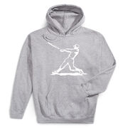 Baseball Hooded Sweatshirt - Baseball Player