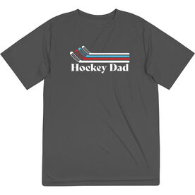 Hockey Short Sleeve Performance Tee - Hockey Dad Sticks