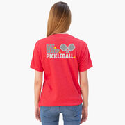 Pickleball Short Sleeve T-Shirt - Eat. Sleep. Pickleball (Back Design)