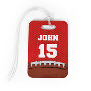 Football Bag/Luggage Tag - Personalized Football Image