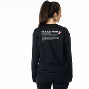 Hockey Crewneck Sweatshirt - Hockey Mom Definition (Back Design)