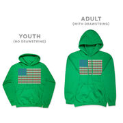 Baseball Hooded Sweatshirt - Patriotic Baseball