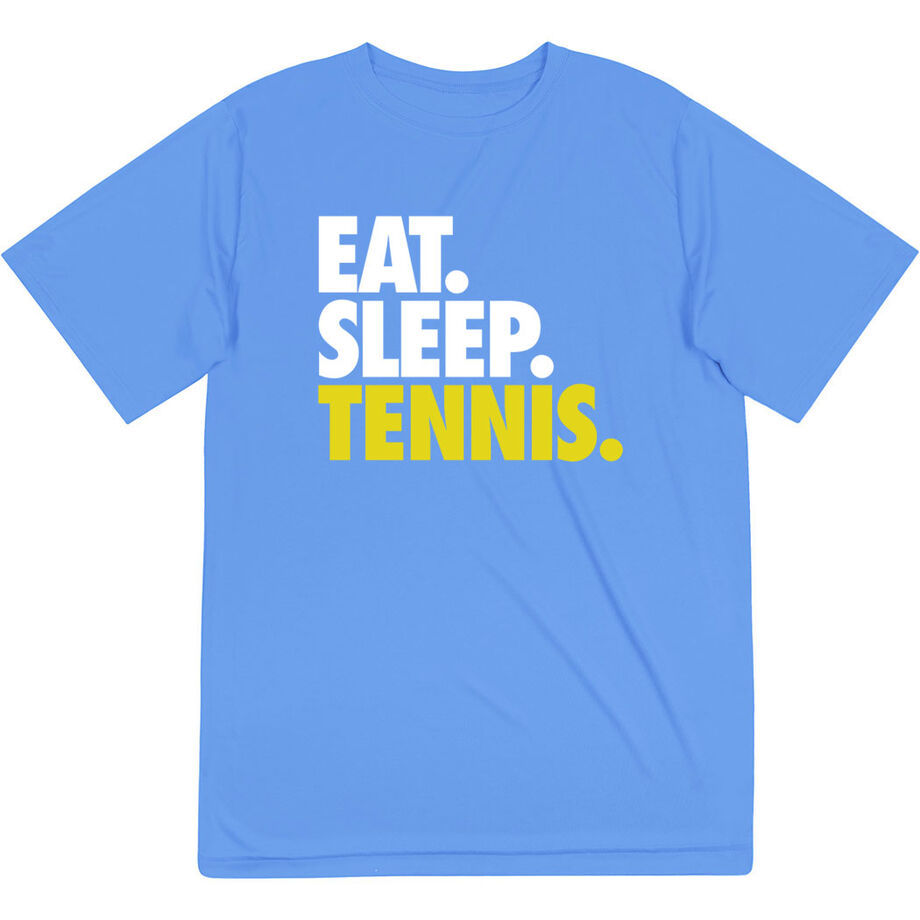 Tennis Short Sleeve Performance Tee - Eat. Sleep. Tennis.