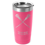 Girls Lacrosse 20 oz. Double Insulated Tumbler - Crossed Sticks Icon