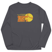 Softball Long Sleeve Performance Tee - Nothing Soft About It