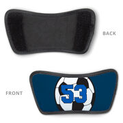 Soccer Repwell&reg; Slide Sandals - Soccer Ball with Number