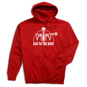 Guys Lacrosse Hooded Sweatshirt - Bad To The Bone