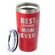 Girls Lacrosse 20 oz. Double Insulated Tumbler - Best Mom Ever