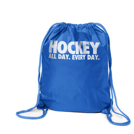 Hockey Drawstring Backpack - All Day Every Day