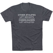 Cheerleading Short Sleeve T-Shirt - Cheerleaders Lift Athletes