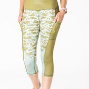 Running Performance Capris - Camo