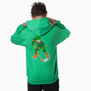 Hockey Hooded Sweatshirt - St. Hat-Trick (Back Design) 