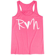 Flowy Racerback Tank Top - Run Heart