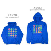 Volleyball Hooded Sweatshirt - Volleyball Makes Me Happy