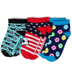 Soccer Ankle Sock Set - All American