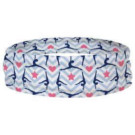 Gymnastics Multifunctional Headwear - Chevron Gymnast Pattern RokBAND