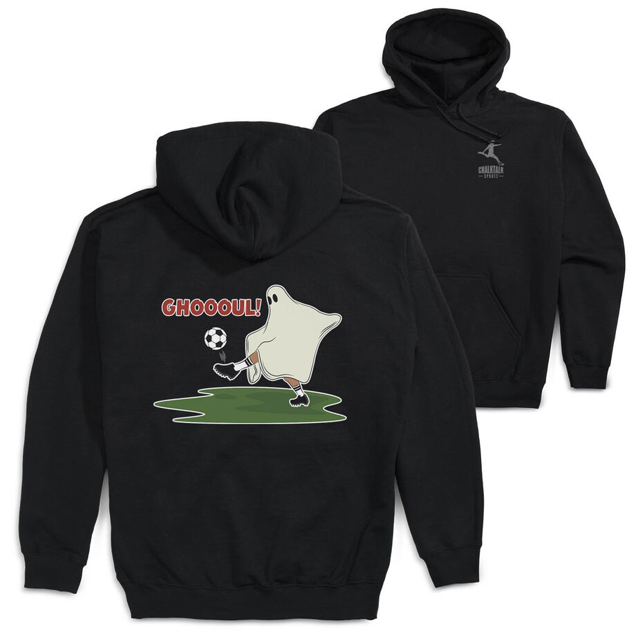 Soccer Hooded Sweatshirt - Soccer Ghoul (Back Design)