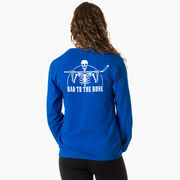 Hockey Tshirt Long Sleeve - Bad To The Bone (Back Design)