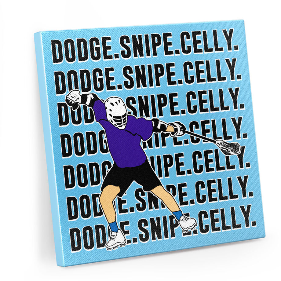 Guys Lacrosse Canvas Wall Art - Celly Lacrosse