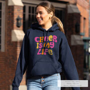 Cheerleading Hooded Sweatshirt - Cheer Is My Life