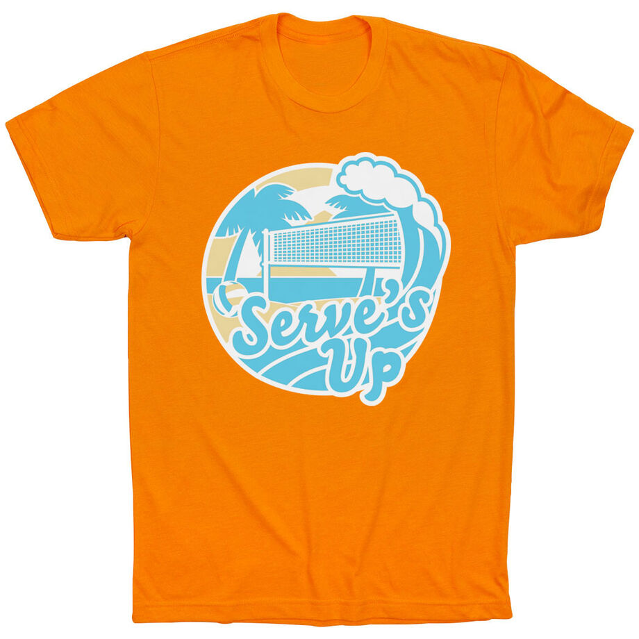 Volleyball Short Sleeve T-Shirt - Serve's Up