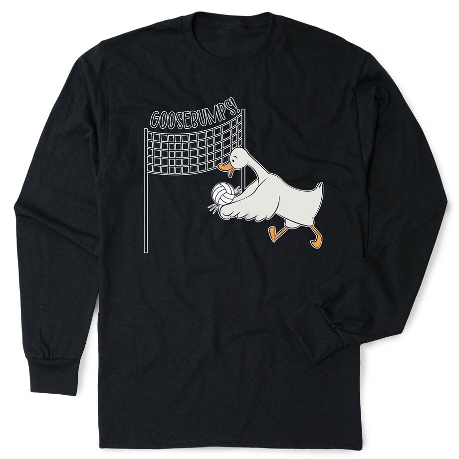 Volleyball Tshirt Long Sleeve - Goosebumps