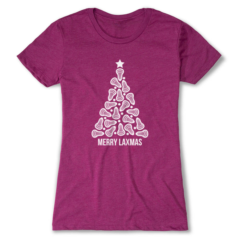 Lacrosse Women's Everyday Tee - Merry Laxmas Tree