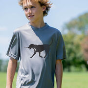 Hockey Short Sleeve Performance Tee - Howe the Hockey Dog