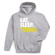 Tennis Hooded Sweatshirt - Eat. Sleep. Tennis.