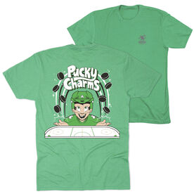 Hockey Short Sleeve T-Shirt - Pucky Charms (Back Design)