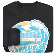 Volleyball Crewneck Sweatshirt - Serve's Up