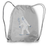 Guys Lacrosse Drawstring Backpack - Yeti