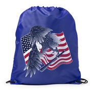 Baseball Drawstring Backpack - Baseball Eagle