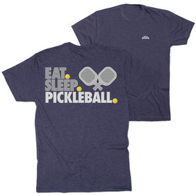 Pickleball Short Sleeve T-Shirt - Eat. Sleep. Pickleball (Back Design)