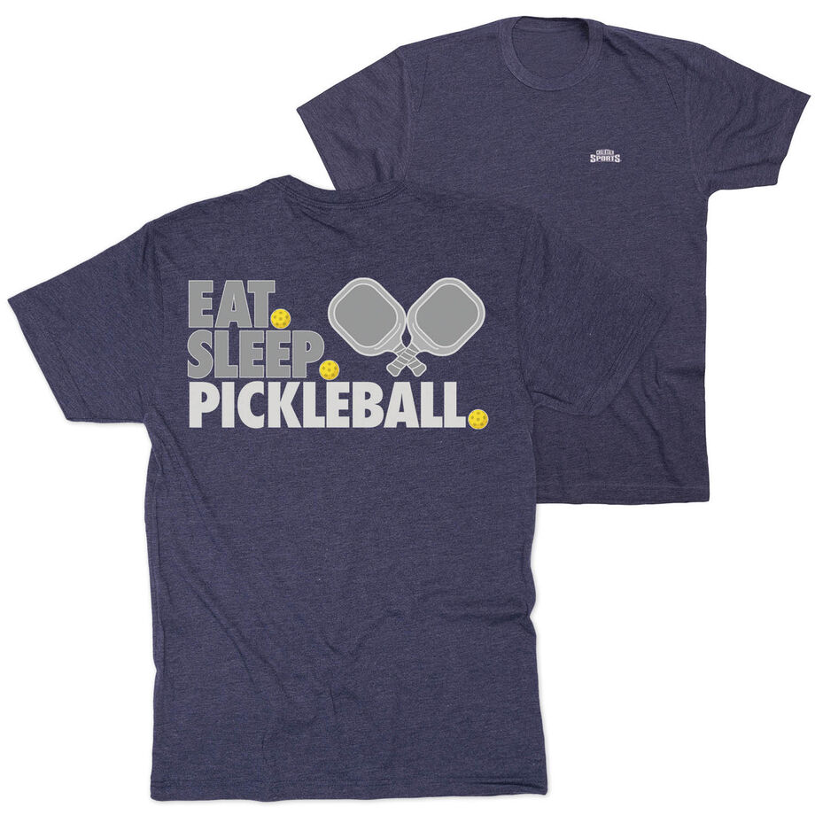 Pickleball Short Sleeve T-Shirt - Eat. Sleep. Pickleball (Back Design)