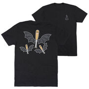 Baseball Short Sleeve T-Shirt - It's Bats (Back Design)