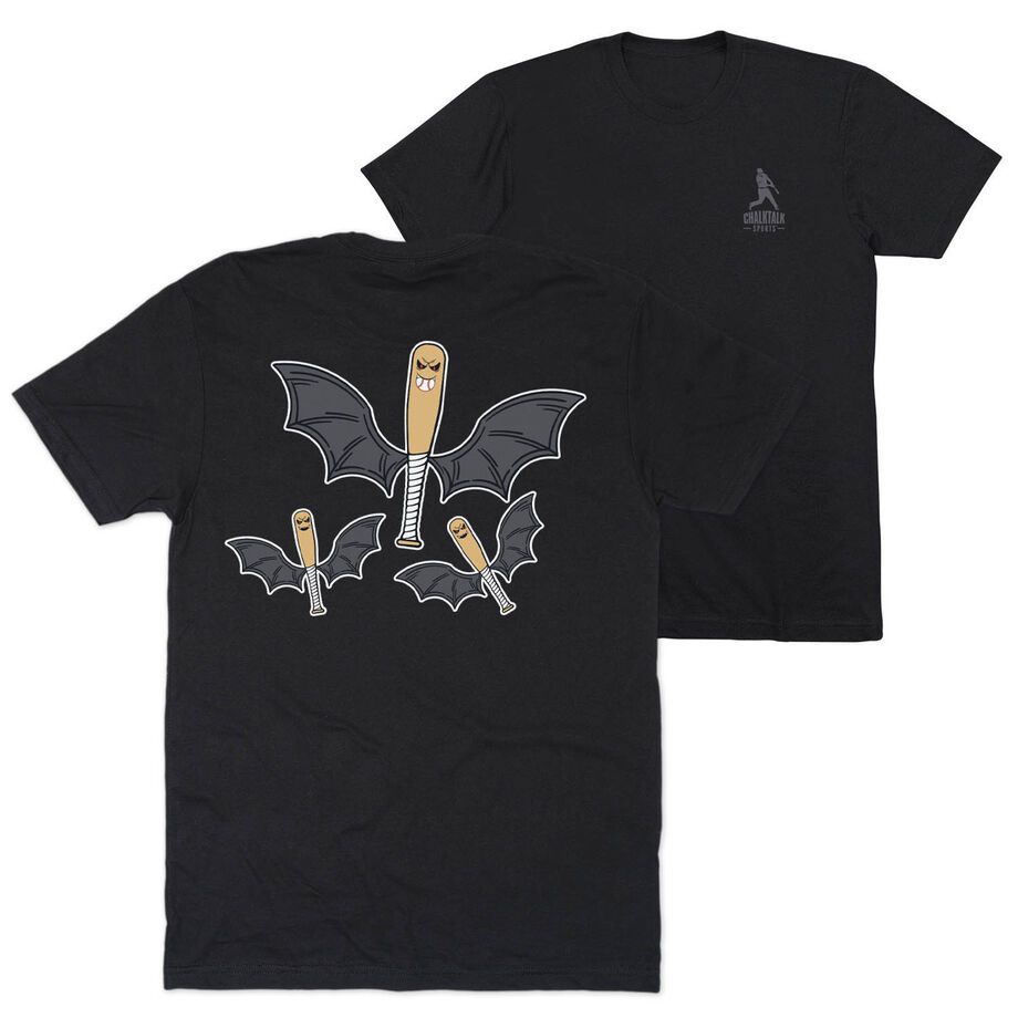 Baseball Short Sleeve T-Shirt - It's Bats (Back Design)