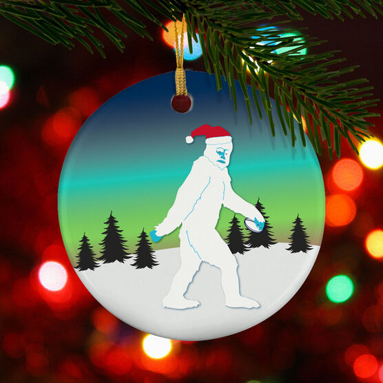 Rugby Porcelain Ornament Abominable Snowman Chalktalksports