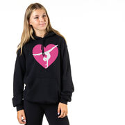 Gymnastics Hooded Sweatshirt - Gymnast Heart