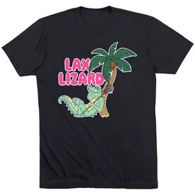 Guys Lacrosse Short Sleeve T-Shirt - Lax Lizard