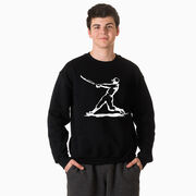 Baseball Crewneck Sweatshirt - Baseball Player