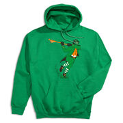 Guys Lacrosse Hooded Sweatshirt - Lacrosse Leprechaun