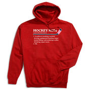Hockey Hooded Sweatshirt - Hockey Mom Definition
