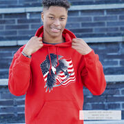 Hockey Hooded Sweatshirt - Hockey Eagle