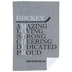 Hockey Premium Blanket - Mother Words