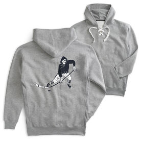 Hockey Sport Lace Sweatshirt - Rip It Reaper