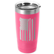 Baseball 20 oz. Double Insulated Tumbler - Flag